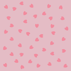 beautiful heart background, heart seamless pattern, cute heart wallpaper.