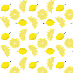 seamless pattern with lemons wallpaper background