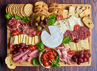 Italian Deli Charcuterie Board