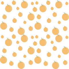 seamless pattern with oranges