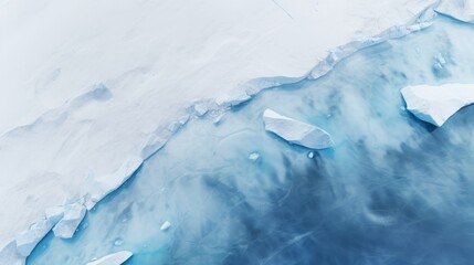 Antarctic Glacier Wonder: Glacier Blue and nature