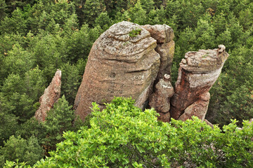 Rock in Belogradchik. Bulgaria