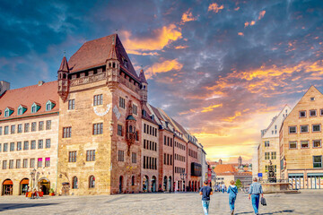 Fototapeta na wymiar Nürnberg, Bayern, Deutschland 
