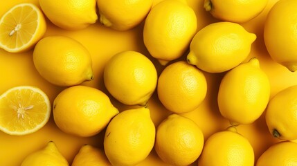 Lemon closeup shot