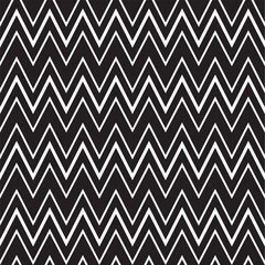 Seamless pattern with chevron motifs in black and white. Vector illustration.