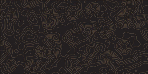 Abstract black background with bound Topographic line map pattern. Contour elevation topographic and textured Background Modern design with White background with topographic wavy patte.