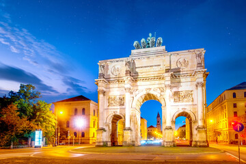 Siegestor, München, Bayern, Deutschland 