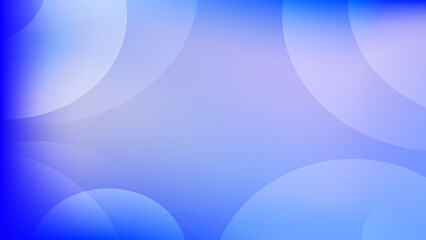 Abstract blue background with circles