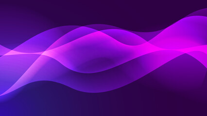 Abstract purple background with waves