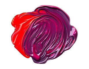 Fototapeta premium Color stroke of the paint brush isolated on background