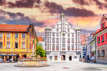 Altes Rathaus, Memmingen, Bayern, Deutschland 