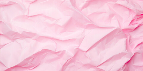 pink crumpled paper