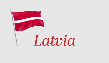 country flag Latvia