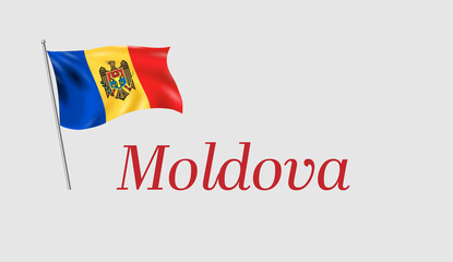 country flag moldova