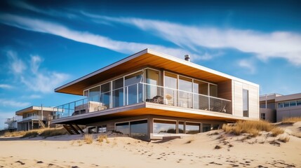 Obraz premium A photograph of a real estate building