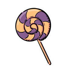 手描きのうずまきキャンディ