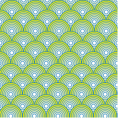 Patrones geometricos de formas circulares.