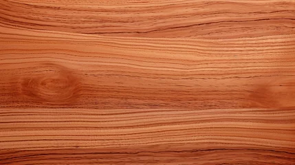 Tuinposter Straight grain of cherry wood texture orange © tinyt.studio