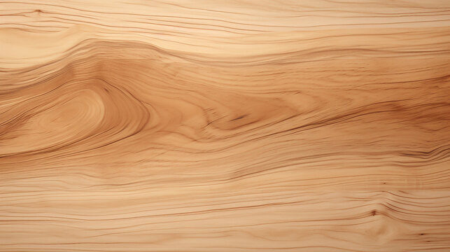 Smooth and light grain of maple wood texture light brown