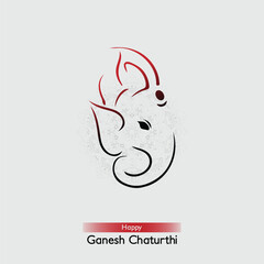 Happy Ganesh Chaturthi digital art work post design free design