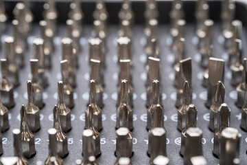 Obraz premium screwdriver phillips flathead screws nuts bolts