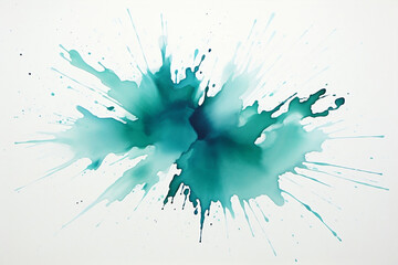 Teal watercolor background