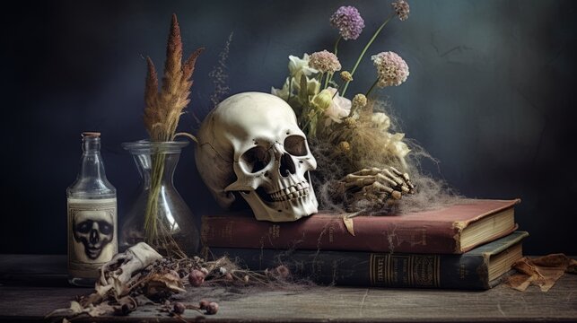 Captivating Skull Composition