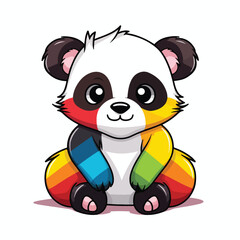 Badger tshirt design graphic, cute happy kawaii style, clear outline