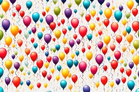 colorful balloons on the wall4k HD quality photo. 