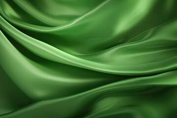 green silk background - generative ai