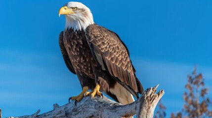 Obraz premium bald eagle in flight