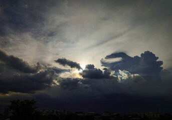 The last light of the day