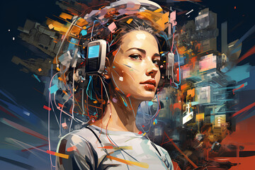 Experience the transformation from obscurity to global recognition, as this artwork captures the profound influence of memes on modern digital culture. 