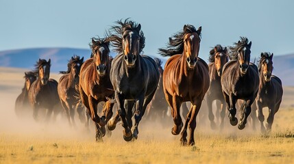 Obraz premium Herd of horses