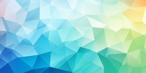 Obraz premium Poly Geometric Rainbow Background: Contemporary Abstract Illustration with Colorful Polygonal Shapes