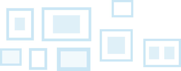 Pictures on wall icon. Interior design decoration symbol