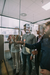 Writing on the glass