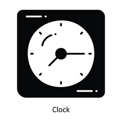 Clock doodle Icon Design illustration. Ecommerce and shopping Symbol on White background EPS 10 File