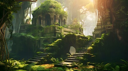 Ancient abandoned temple