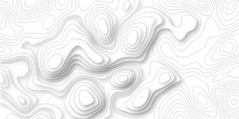 Fototapeta premium Background lines Topographic map. Geographic mountain relief. Abstract lines background. Contour maps. Vector illustration, Topo contour map on white background, Topographic contour lines.