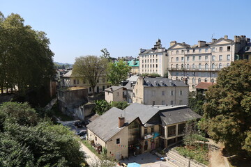 Obraz premium Vue d'ensemble de la ville, ville de Pau, département des Pyrénées Atlantiques, France
