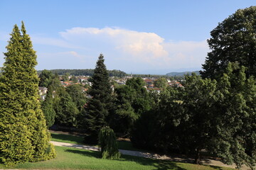 Vue d'ensemble de la ville, ville de Pau, département des Pyrénées Atlantiques, France