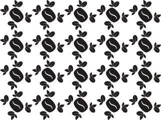 coffee beans pattern
