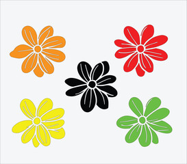 flower background, vector, design 
