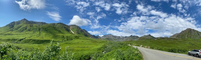 Fototapeta na wymiar Alaska mountain Hike