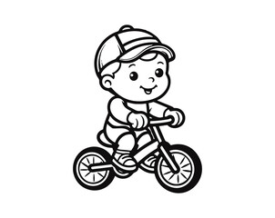 child on bike