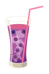 fruit drink bluberries icon