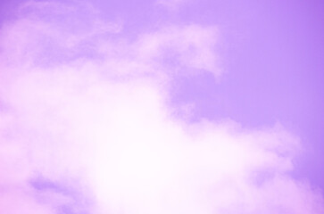 Pink sky and pinkish clouds, background for the design.