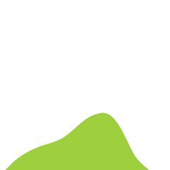 Hill Footer Vector Illustration