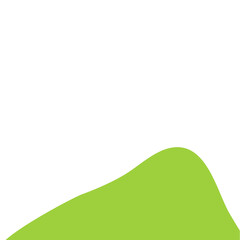 Hill Footer Vector Illustration